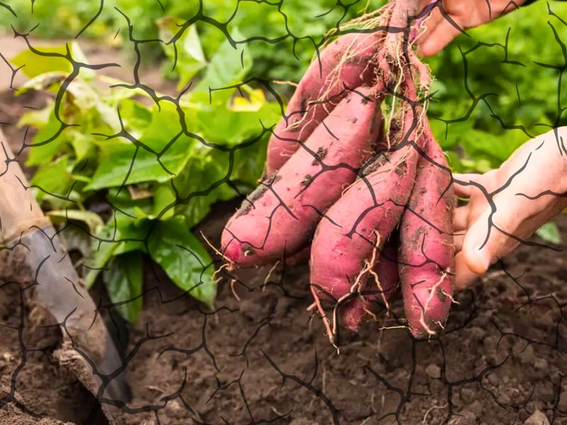 12 alimentos resistentes a seca - Batata Doce