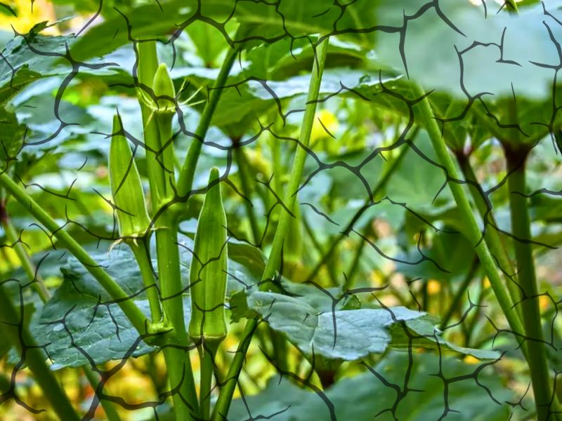 12 alimentos resistentes a seca - Quiabo