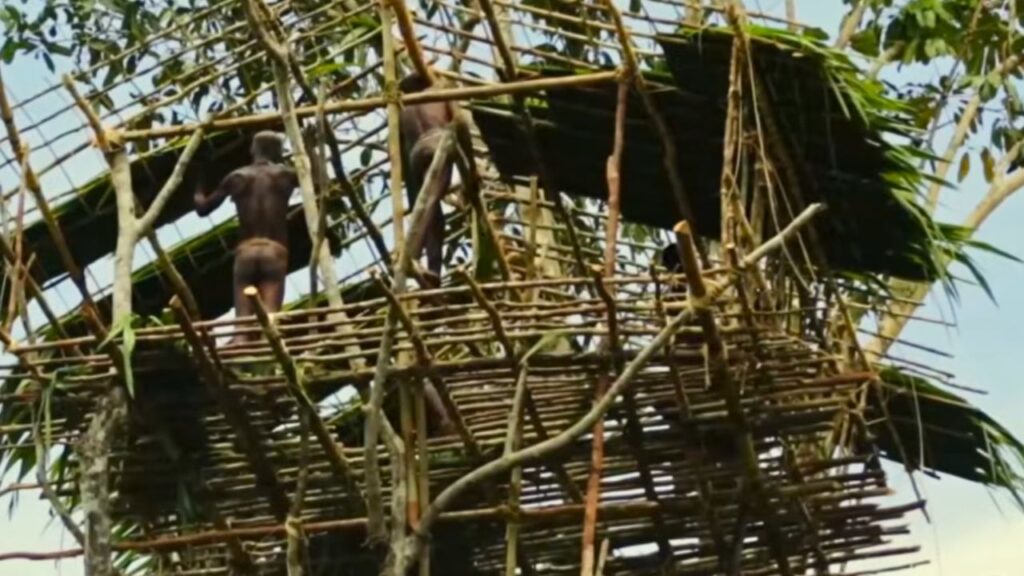 Construção das casas de forma rudimentar